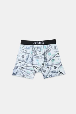 Money Bills Printed Boxer Briefs
