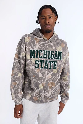 Michigan State Graphic Tree Camouflage Hoodie