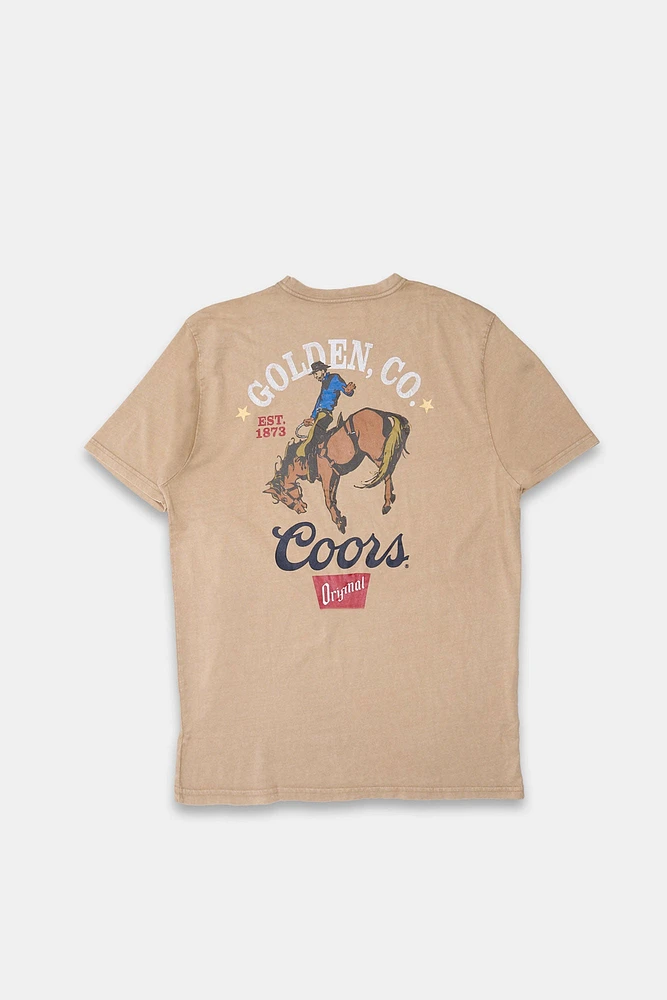 T-shirt imprimé graphique Coors Golden Co. Est. 1873