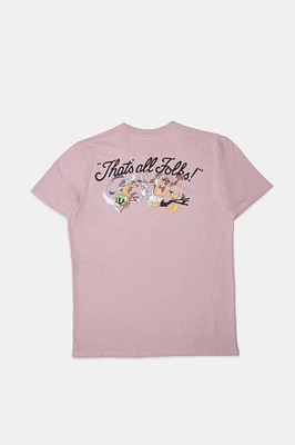 Looney Tunes That's All Folks Graphic Tee