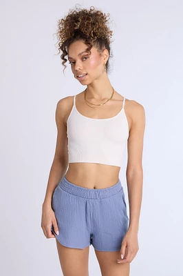 AERO Cotton Gauzy Pull-On Shorts