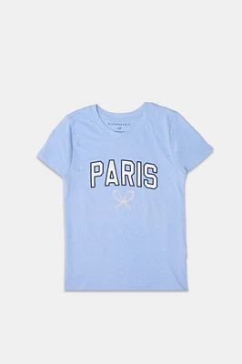 AERO Paris Bow Graphic Classic Tee