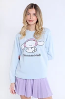 Cinnamoroll Music Graphic Crew Neck Sweatshirt