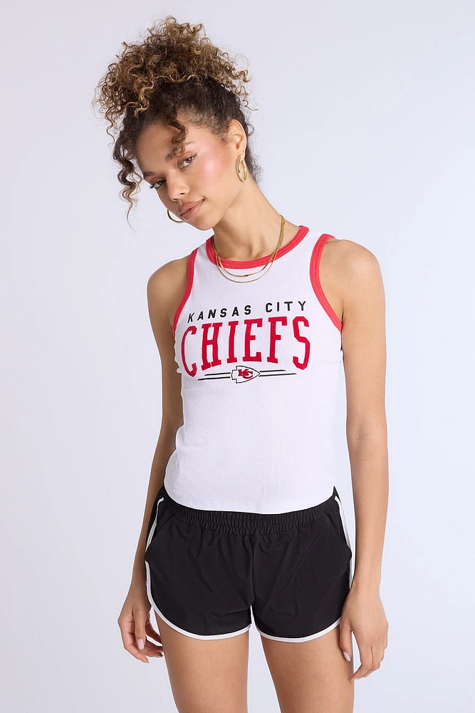 Débardeur côtelé à col haut Kansas City Chiefs
