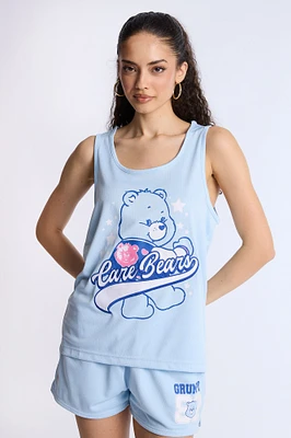 Care Bears Grumpy Mesh Tank Top