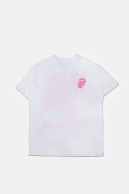 Rolling Stones Records Graphic Boyfriend Tee