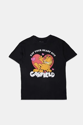 Garfield Heart Graphic Boyfriend Tee