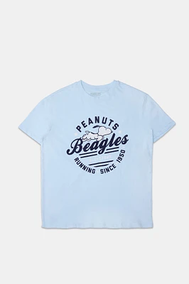 Peanuts Beagles Graphic Boyfriend Tee