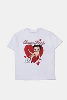Betty Boop Dog Graphic Boyfriend Tee