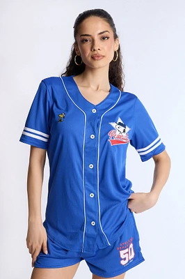 Peanuts 50 Mesh Baseball Jersey