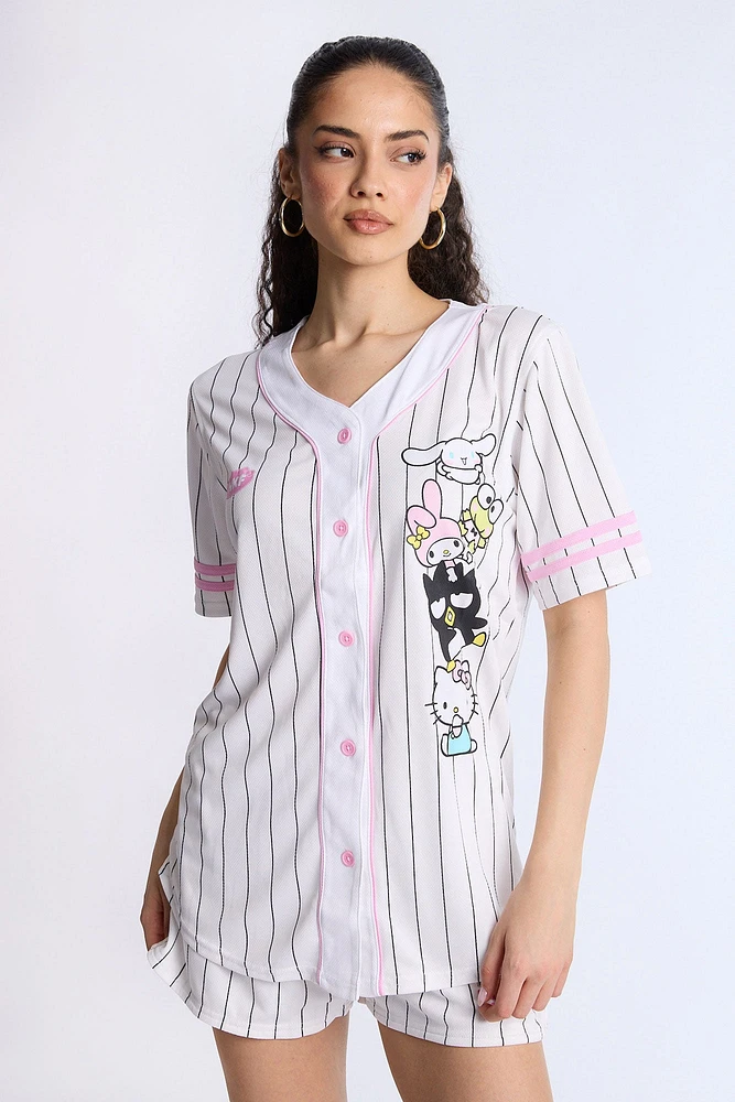 Hello Kitty And Friends Mesh Baseball Jersey