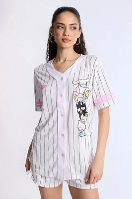 Hello Kitty And Friends Mesh Baseball Jersey