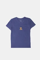 AERO Teddy Bear Embroidered Graphic Tee