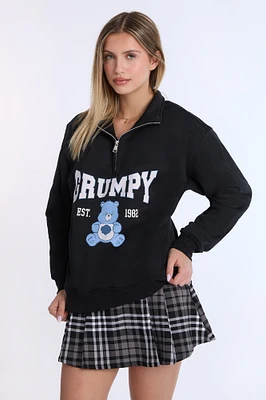 Care Bears Grumpy Quarter-Zip Sweatshirt