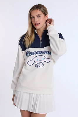 Cinnamoroll Quarter-Zip Sweatshirt