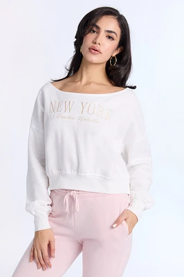 AERO Off-Shoulder Sweatshirt