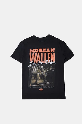 Morgan Wallen I'm The Problem Graphic Boyfriend Tee