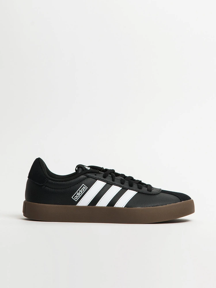 MENS ADIDAS VL COURT 3.0 SNEAKER - CORE BLACK/CLOUD WHITE/GUM