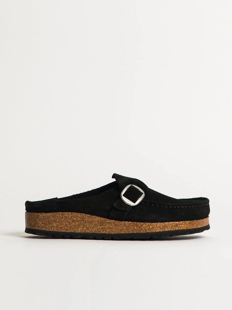 WOMENS BIRKENSTOCK BUCKLEY CLOGS - MEDIUM/NARROW BLACK