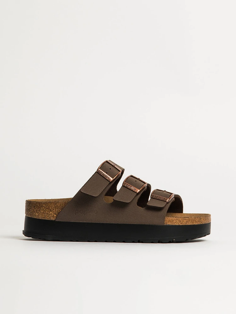 WOMENS BIRKENSTOCK FLORIDA III PLATFORM VEGAN SANDALS - MEDIUM/NARROW