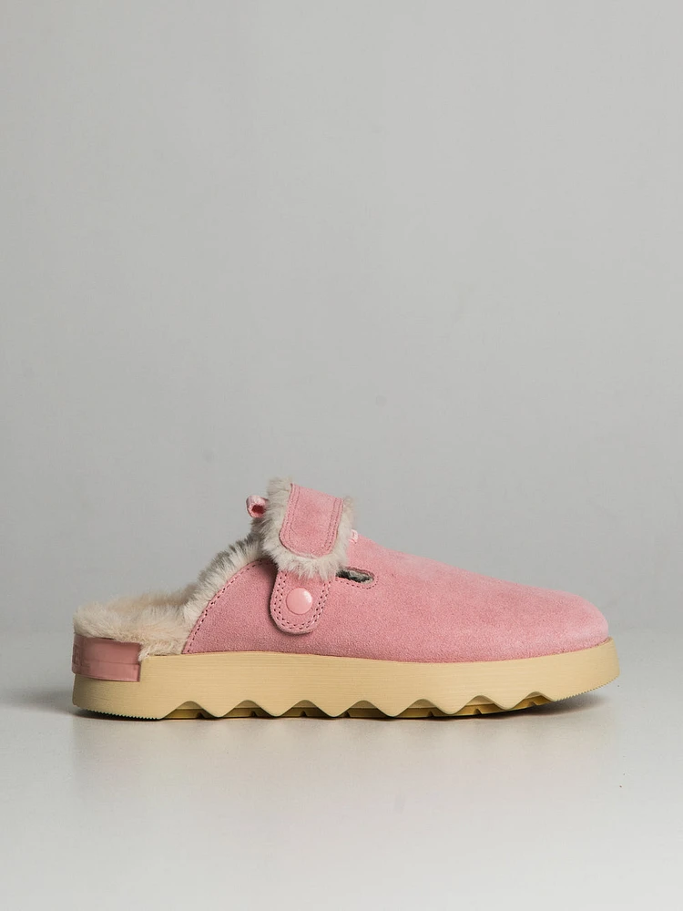 WOMENS SOREL VIIBE CLOG SUEDE COZY - CLEARANCE