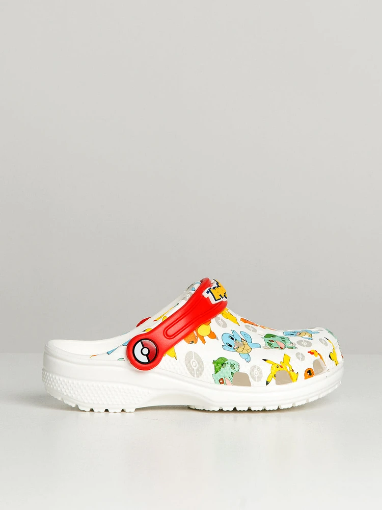 CROCS KIDS CLASSIC POKEMON CLOG - WHITE