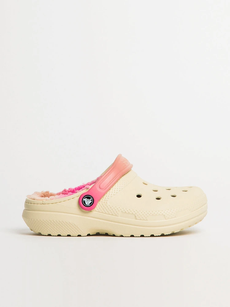 WOMENS CROCS CLASSIC LINED COLOUR DIP CLOG - CLEARANCE