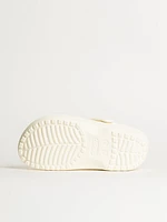 WOMENS CROCS CLASSIC FLORAL CUTOUT CLOG - CHALK