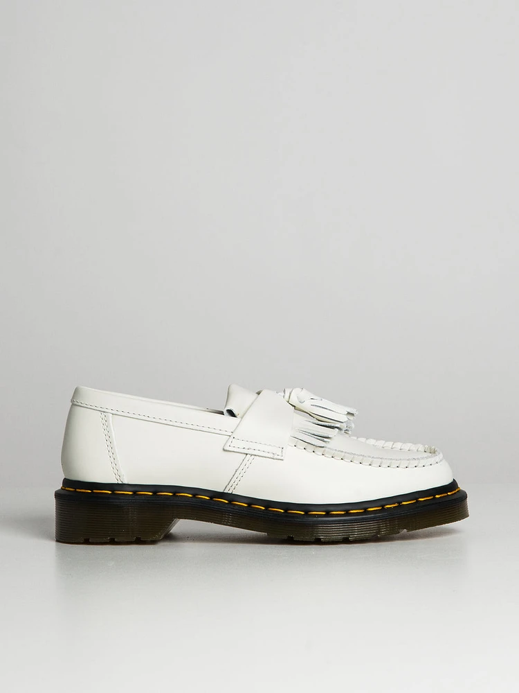 WOMENS DR MARTENS ADRIAN YELLOW STITCH SMOOTH - CLEARANCE