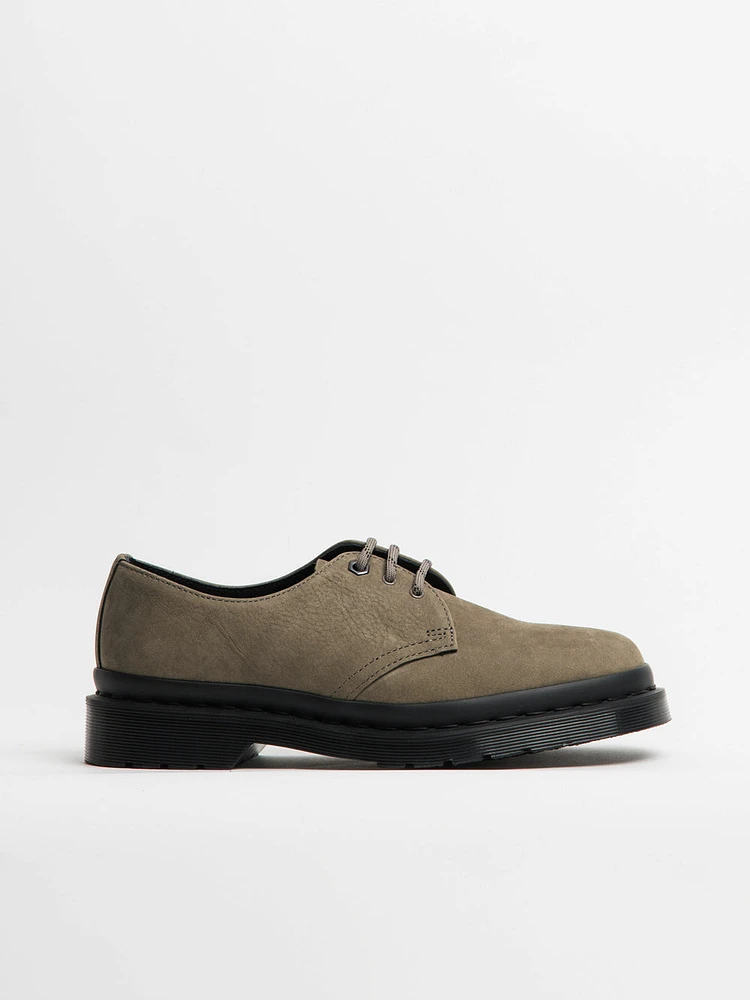 MENS DR MARTENS 1461 MILLED NUBUCK WATERPROOF - CLEARANCE