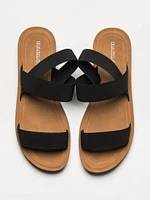 WOMENS HARLOW KENDRA SANDALS - BLACK