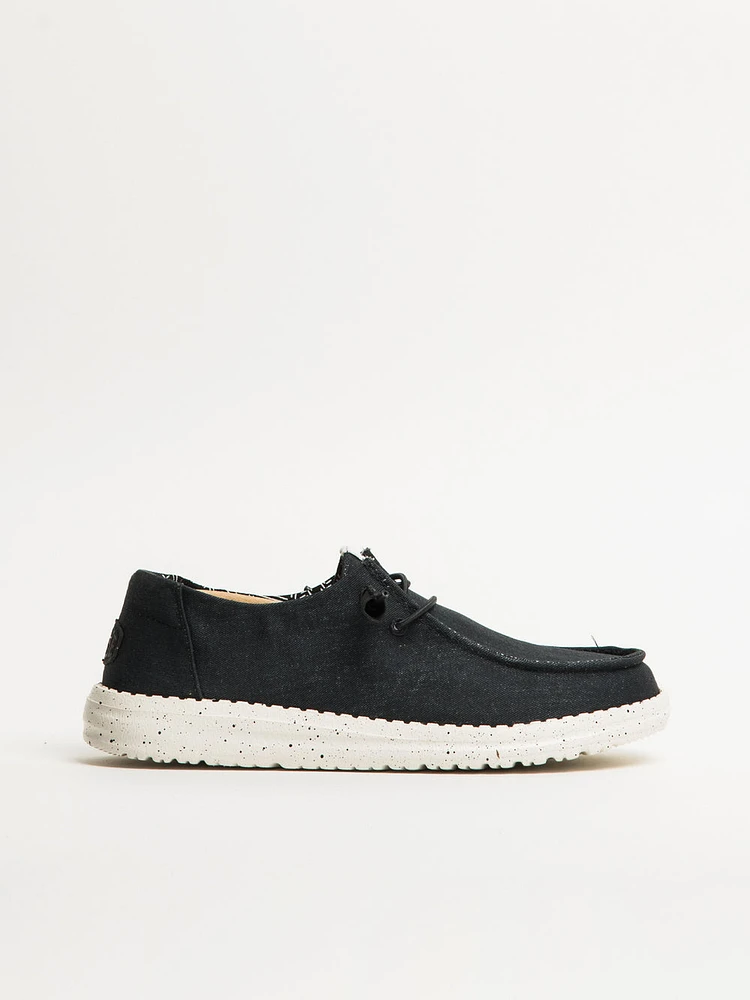 WOMENS HEYDUDE WENDY CANVAS