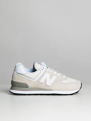WOMENS NEW BALANCE THE 574 SNEAKER - NIMBUS CLOUD/WHITE