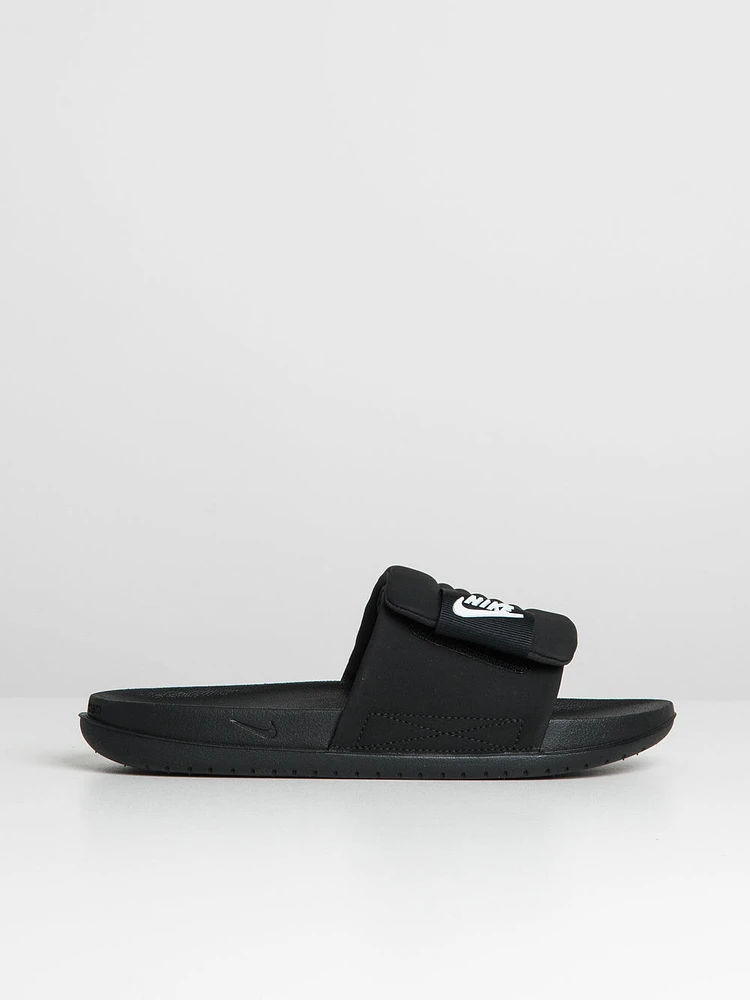 MENS NIKE OFFCOURT ADJUST SLIDES - BLACK/WHITE