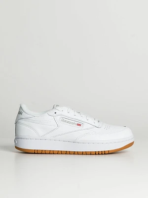 WOMENS REEBOK CLUB C DOUBLE SNEAKER - CLEARANCE