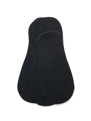 SCOUT & TRAIL NO SHOW 3 PACK SOCKS SIZE 9-11 - BLACK - CLEARANCE