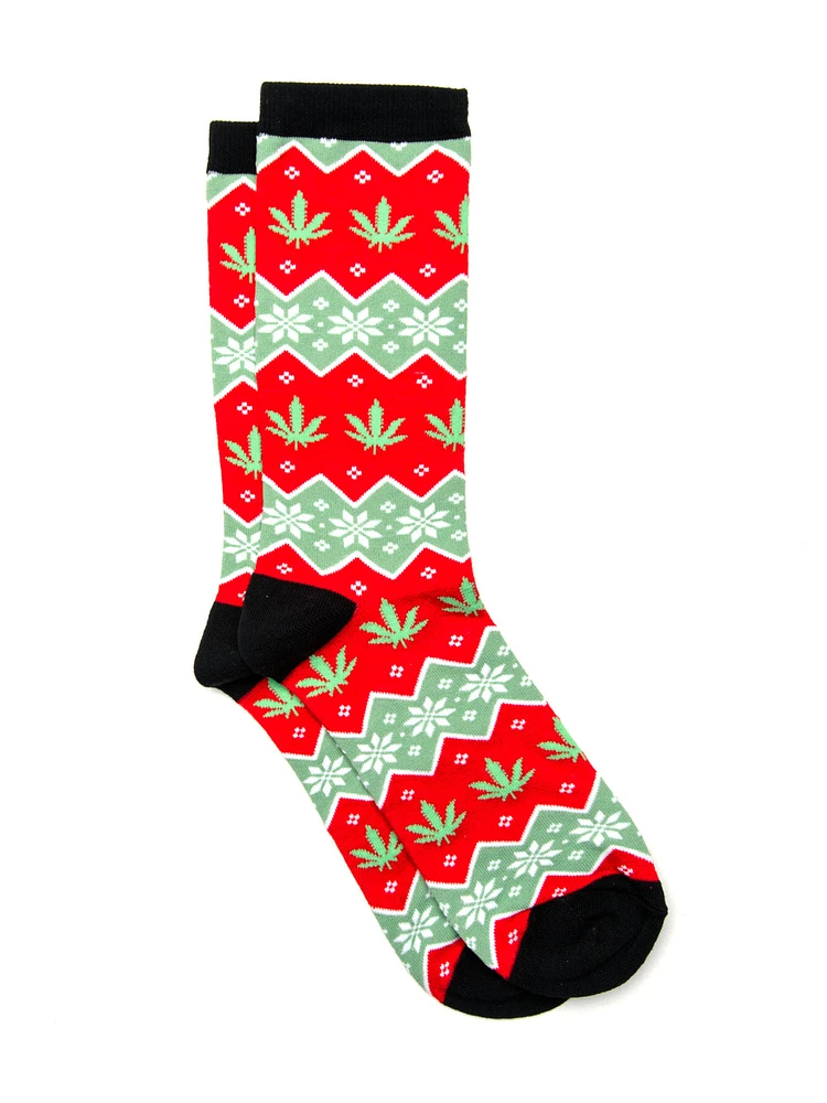 SCOUT & TRAIL WEED FAIRISLE SOCKS - CLEARANCE