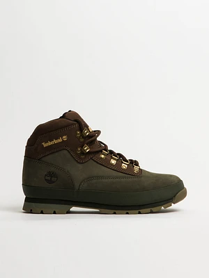 MENS TIMBERLAND EURO HIKER MID HIKING BOOTS - CLEARANCE