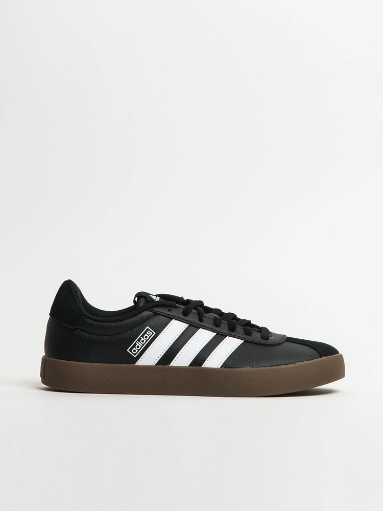 MENS ADIDAS VL COURT 3.0 SNEAKER - CORE BLACK/CLOUD WHITE/GUM