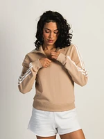 ADIDAS 3-STRIPES QUARTER ZIP SWEATER