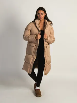 AZALEA WANG STASSI LONG HOODIE PUFF JACKET - CLEARANCE