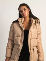 AZALEA WANG STASSI LONG HOODIE PUFF JACKET - CLEARANCE