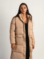 AZALEA WANG STASSI LONG HOODIE PUFF JACKET - CLEARANCE