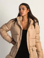 AZALEA WANG STASSI LONG HOODIE PUFF JACKET - CLEARANCE