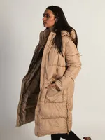 AZALEA WANG STASSI LONG HOODIE PUFF JACKET - CLEARANCE