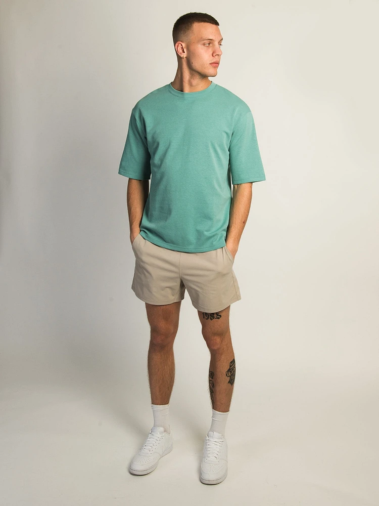KOLBY KEEP COOL BOXY FIT T-SHIRT- SEAFOAM