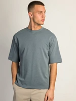 KOLBY KEEP COOL BOXY FIT T-SHIRT- STEEL