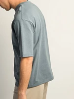KOLBY KEEP COOL BOXY FIT T-SHIRT- STEEL