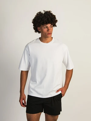 T-SHIRT COUPE BOXY - BLANC