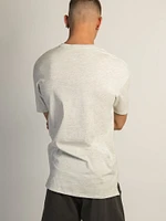 LONG FIT T-SHIRT- OATMEAL